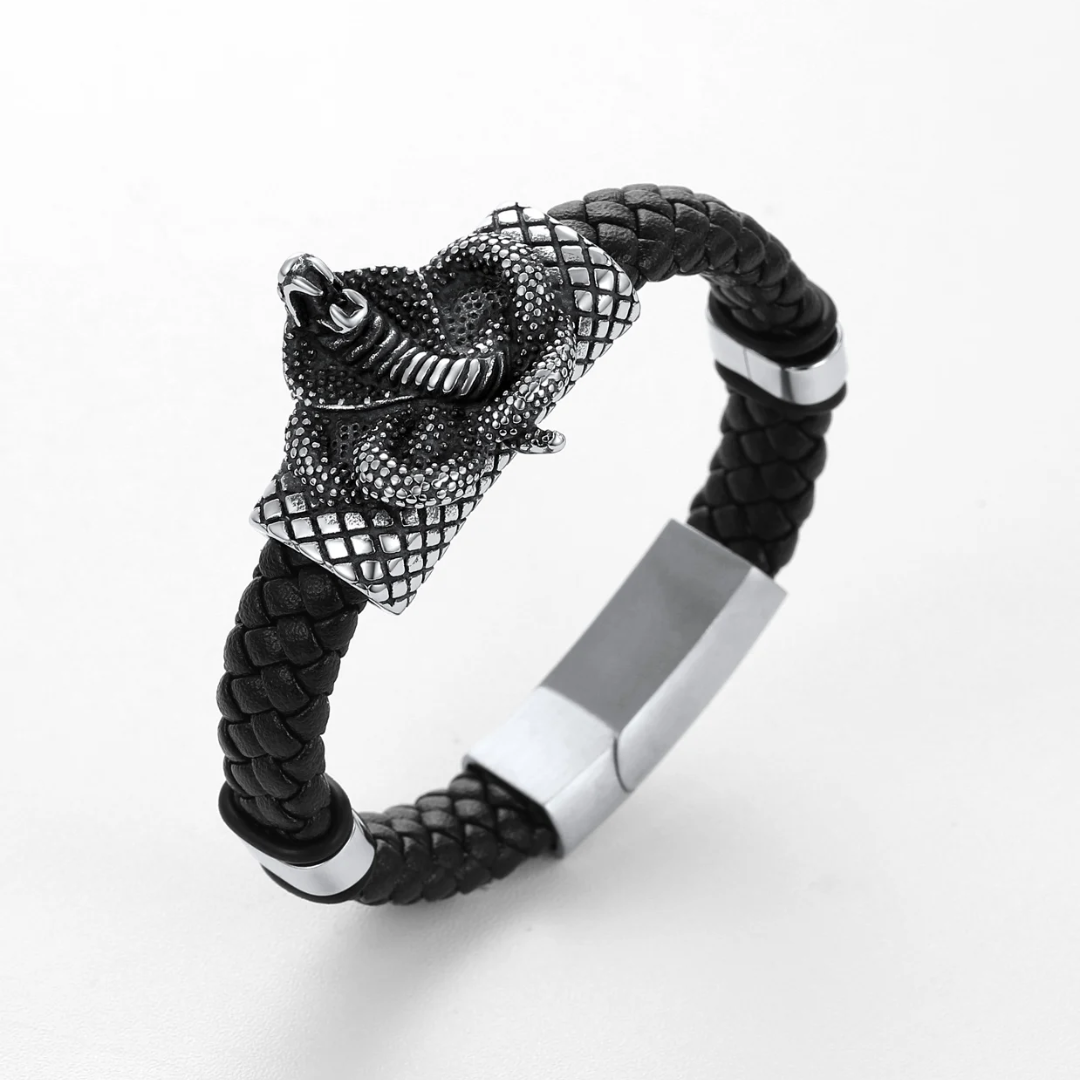 Cobra Uraeus Bracelet <br>(Steel)