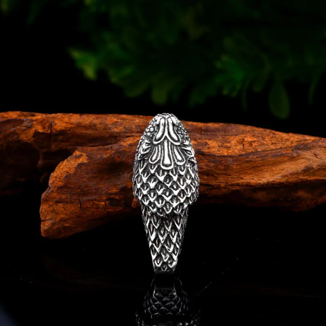 Collar Egipcio<br> Serpiente Vintage (Acero)