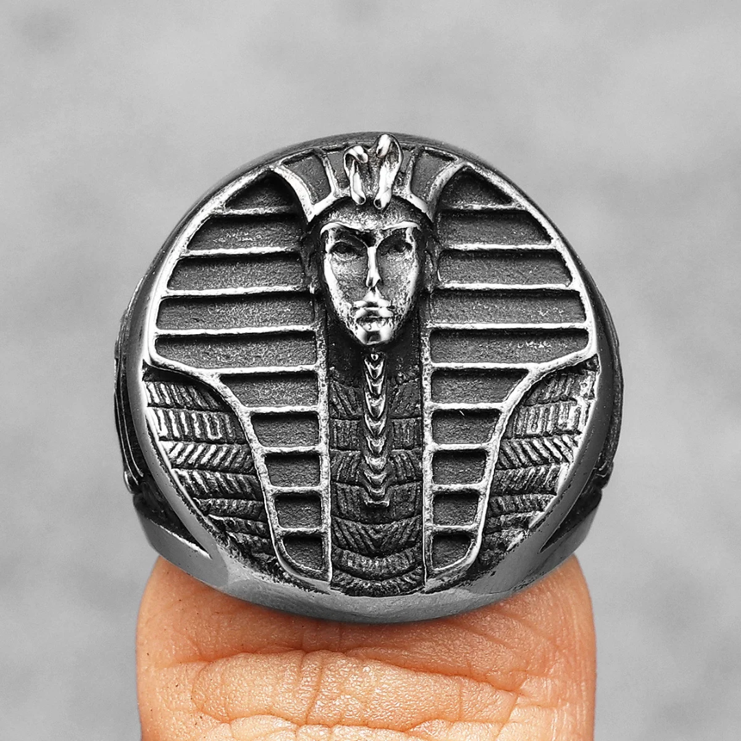 Iron Pharaoh Ring <br>(Steel)
