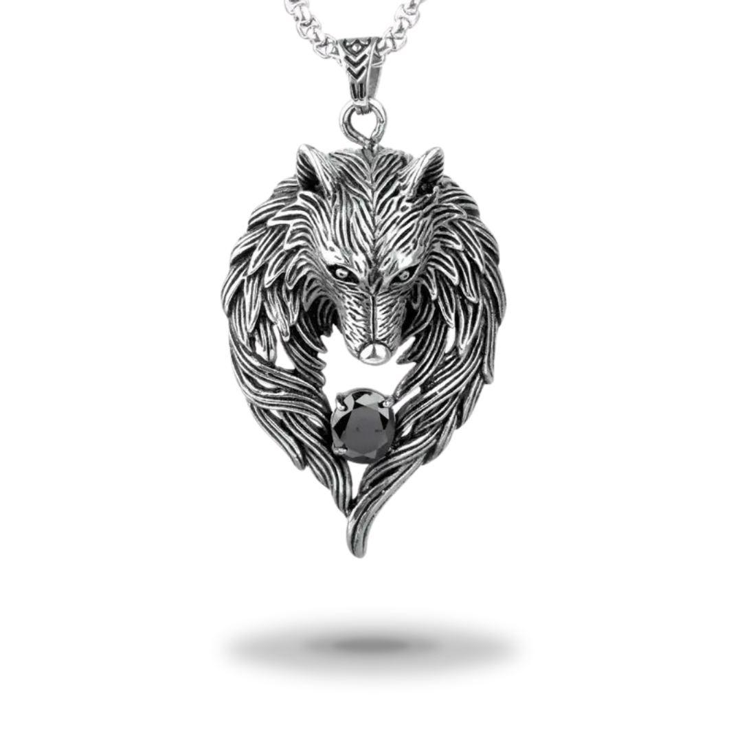 Collier Égyptien <br />Anubis le Sage (Acier)