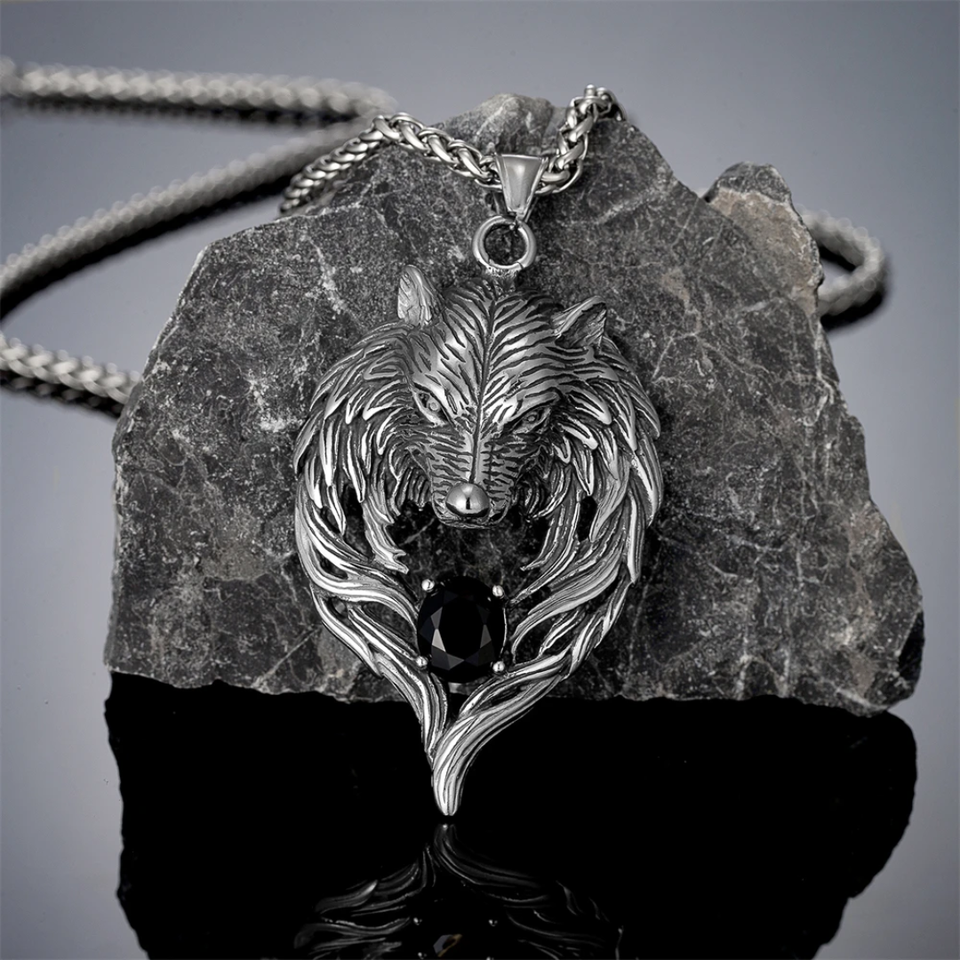 Egyptian Necklace <br />Anubis, the wise (Steel)