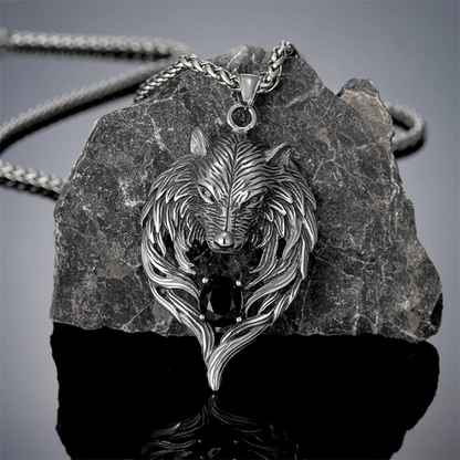 Collier Égyptien <br />Anubis le Sage (Acier)