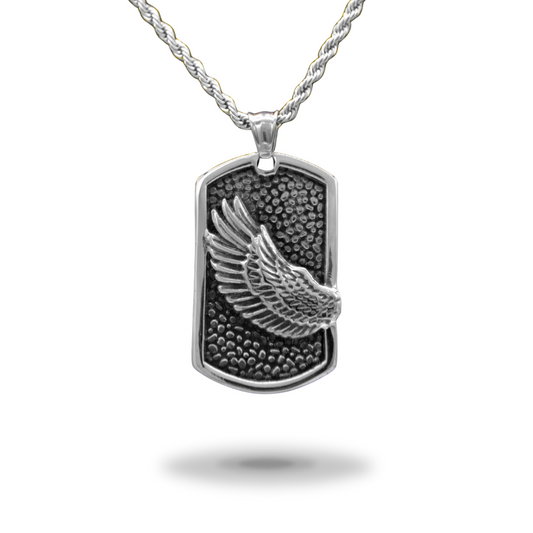 Egyptian Necklace <br />Beetle Wing (Steel)