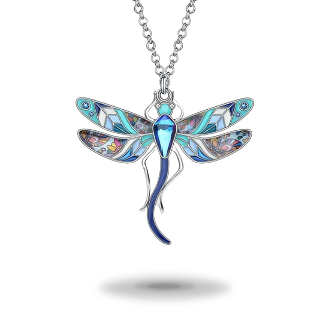 Egyptiskt halsband<br> Dragonfly (stål)