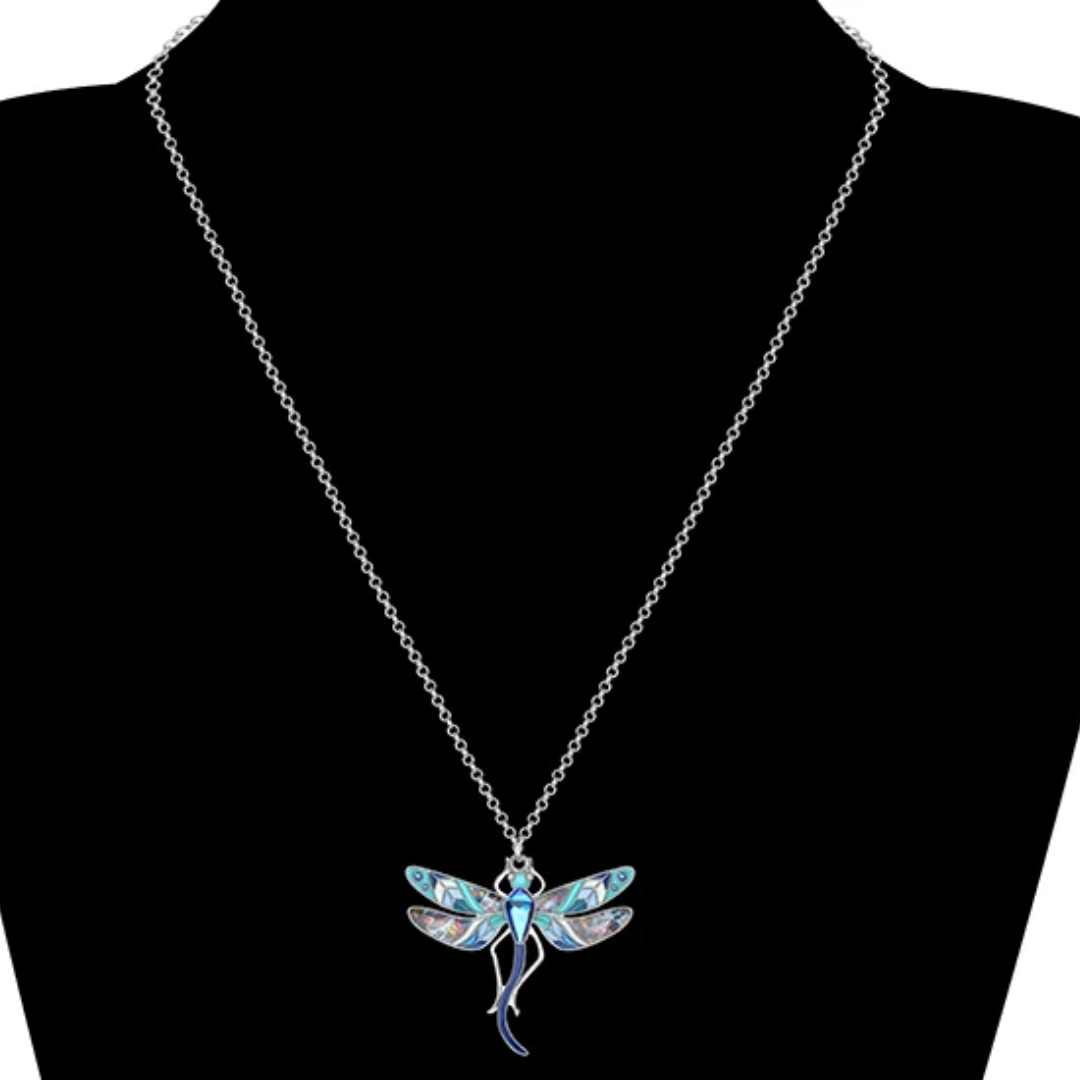 Egyptiskt halsband<br> Dragonfly (stål)