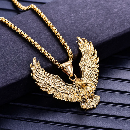 Egyptiskt halsband<br> Hawk (stål)