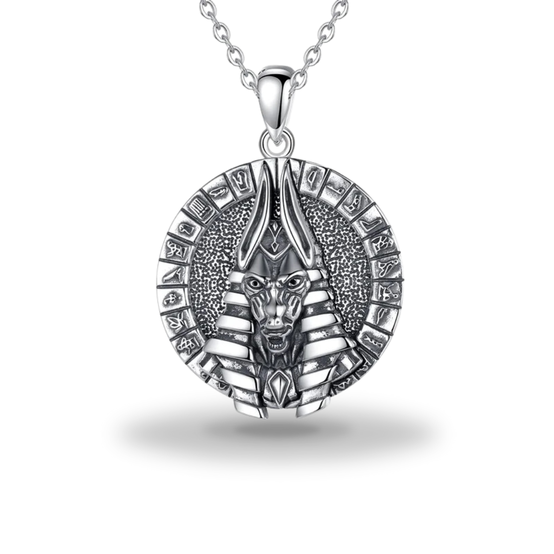 Egyptian Necklace <br>Jackal Anubis (Steel)