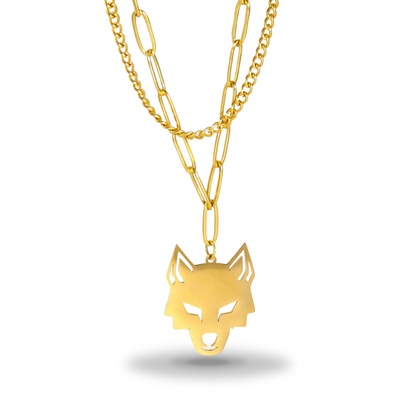 Egyptian Necklace <br />Jackal (Steel)