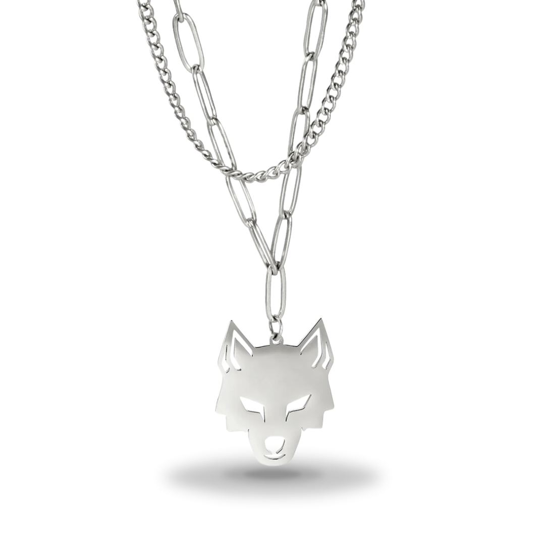 Egyptian Necklace <br />Jackal (Steel)