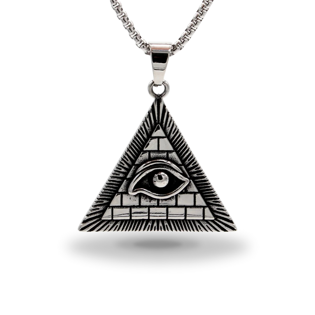 Collier égyptien<br> Pyramide du Millénaire (Acier)