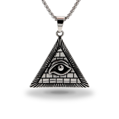 Collana egiziana<br> Piramide del Millennio (Acciaio)