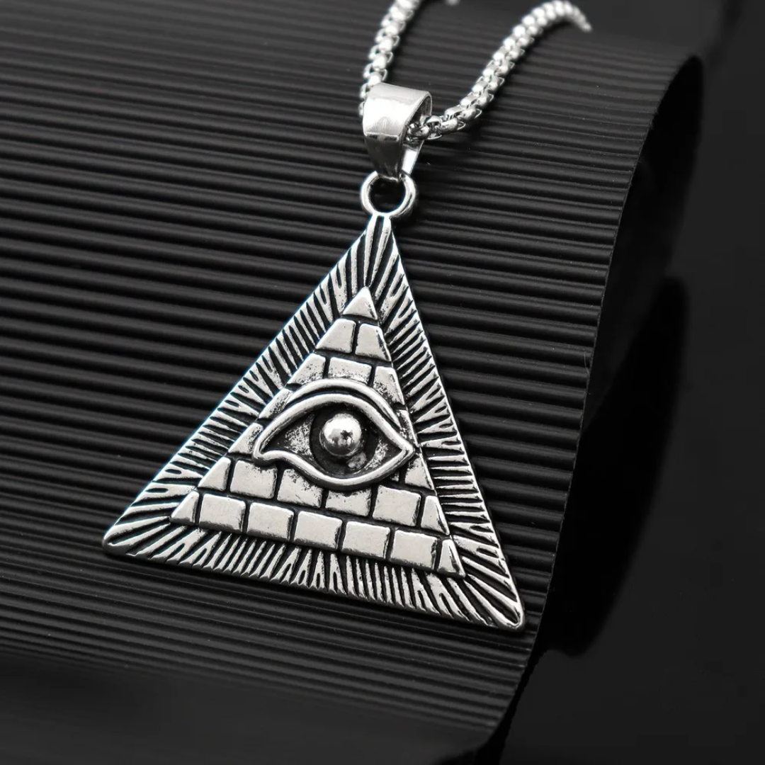 Egyptian Necklace <br />Millennium Pyramid (Steel)