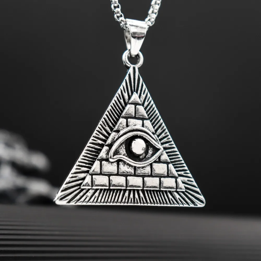 Egyptian Necklace <br />Millennium Pyramid (Steel)