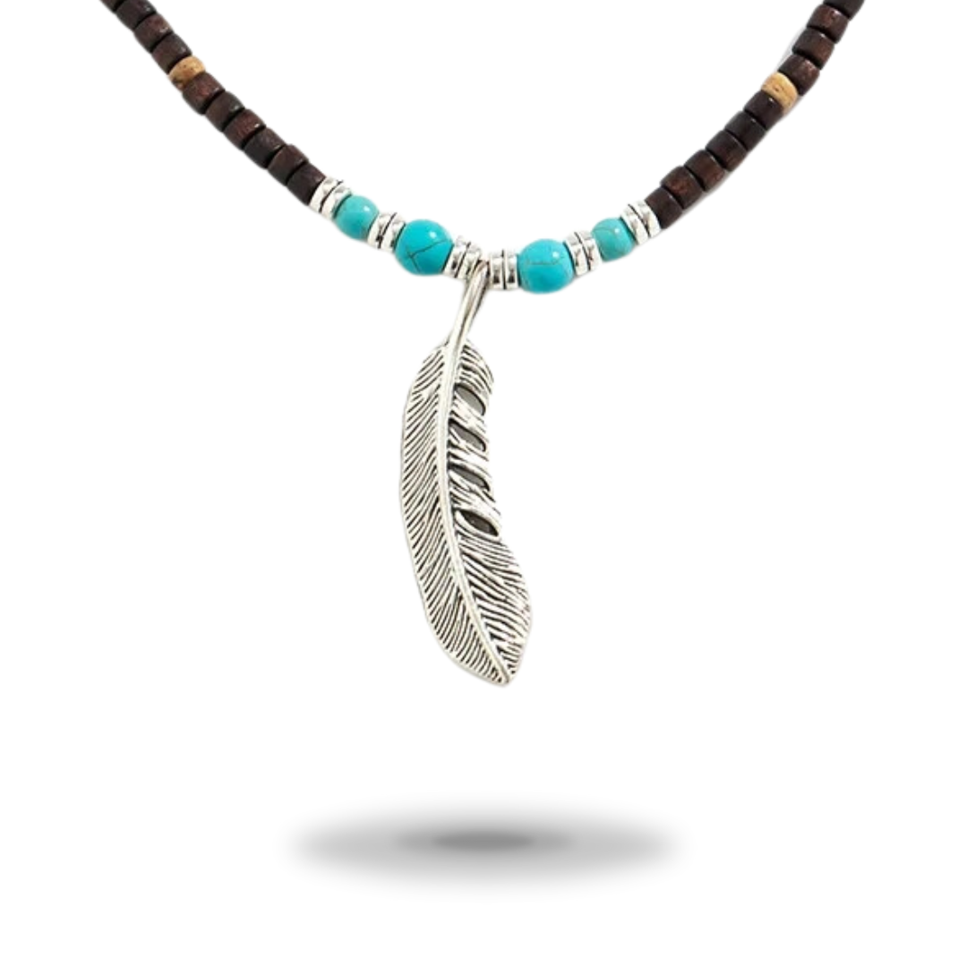 Collier égyptien<br> Plume (acier)