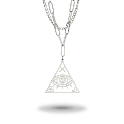 Egyptian Necklace <br />Triangle (Steel)