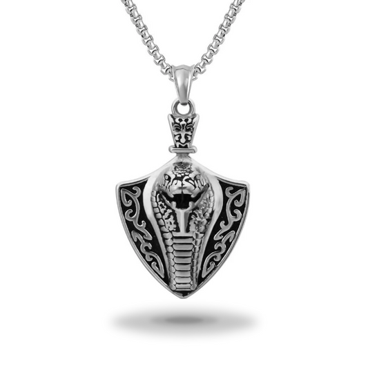 Egyptian Necklace <br>Uræus (Silver)