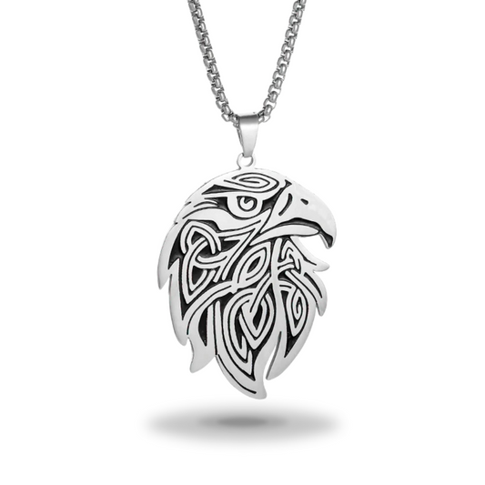 Egyptische ketting<br> Vintage Horus (Zilver)