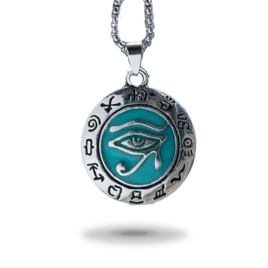 Oog talisman ketting<br> (Staal)