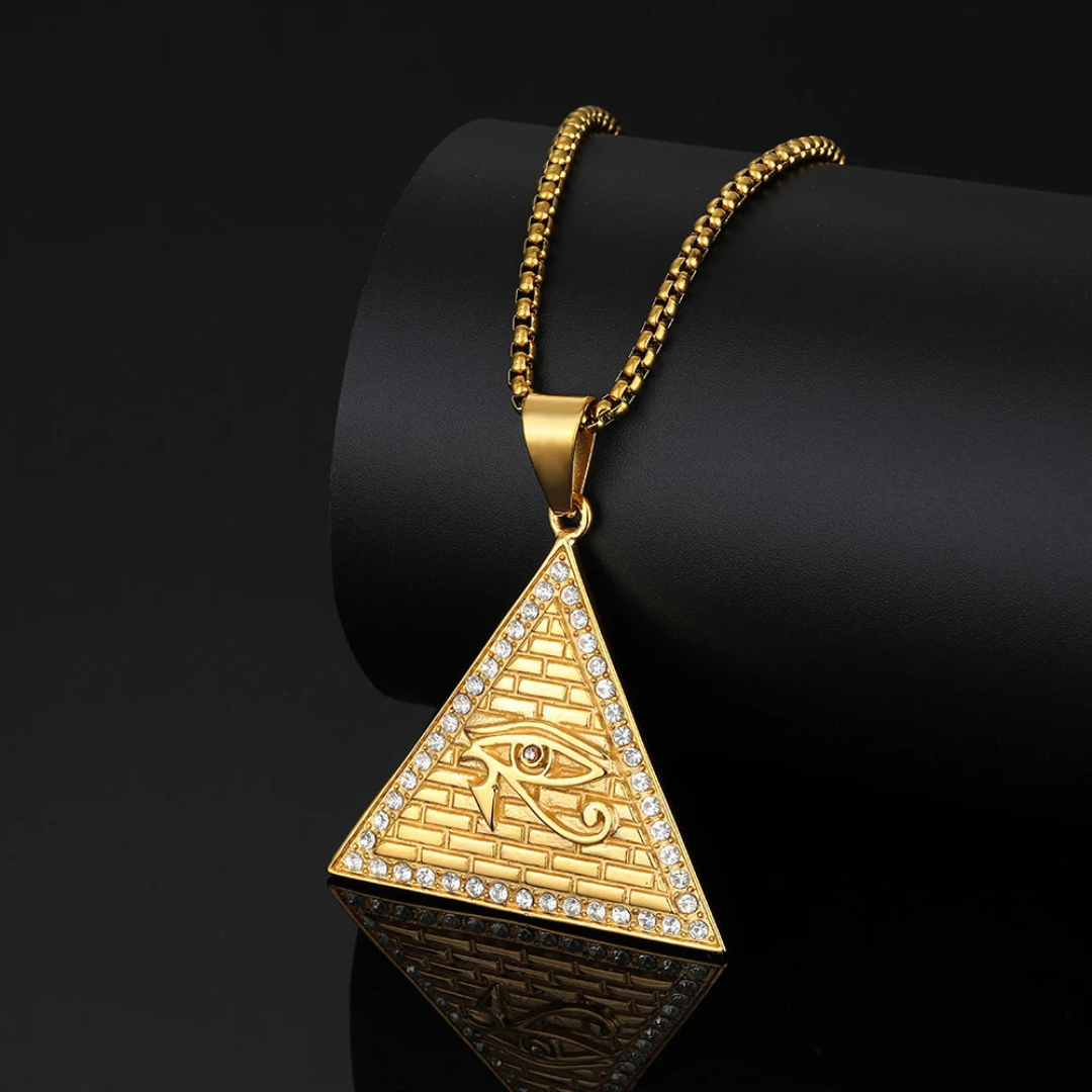 Pyramid Necklace Gold | Egyptian History