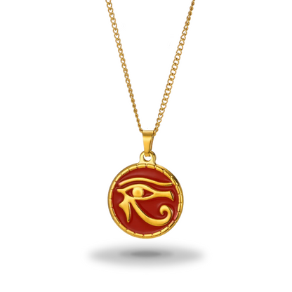 Red Eye Necklace <br />(Steel)