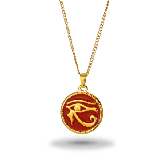 Red Eye Necklace <br />(Steel)