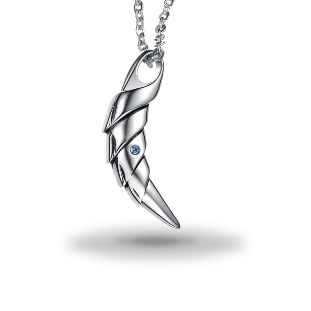 Silver Fang Necklace (Steel)