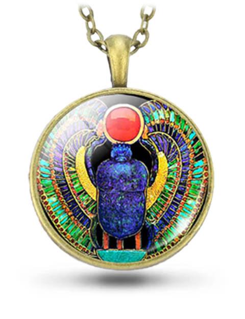 Beetle Necklace God-King | Ancient Egypt