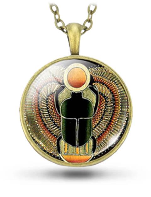 Khepri Beetle Necklace | Ancient Egypt