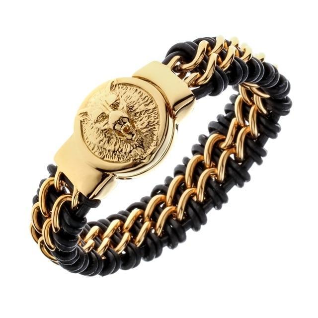 Gold Egyptian Anubis Head Open Bangle Bracelet Cuff Charm Hip Hop Brass |  eBay