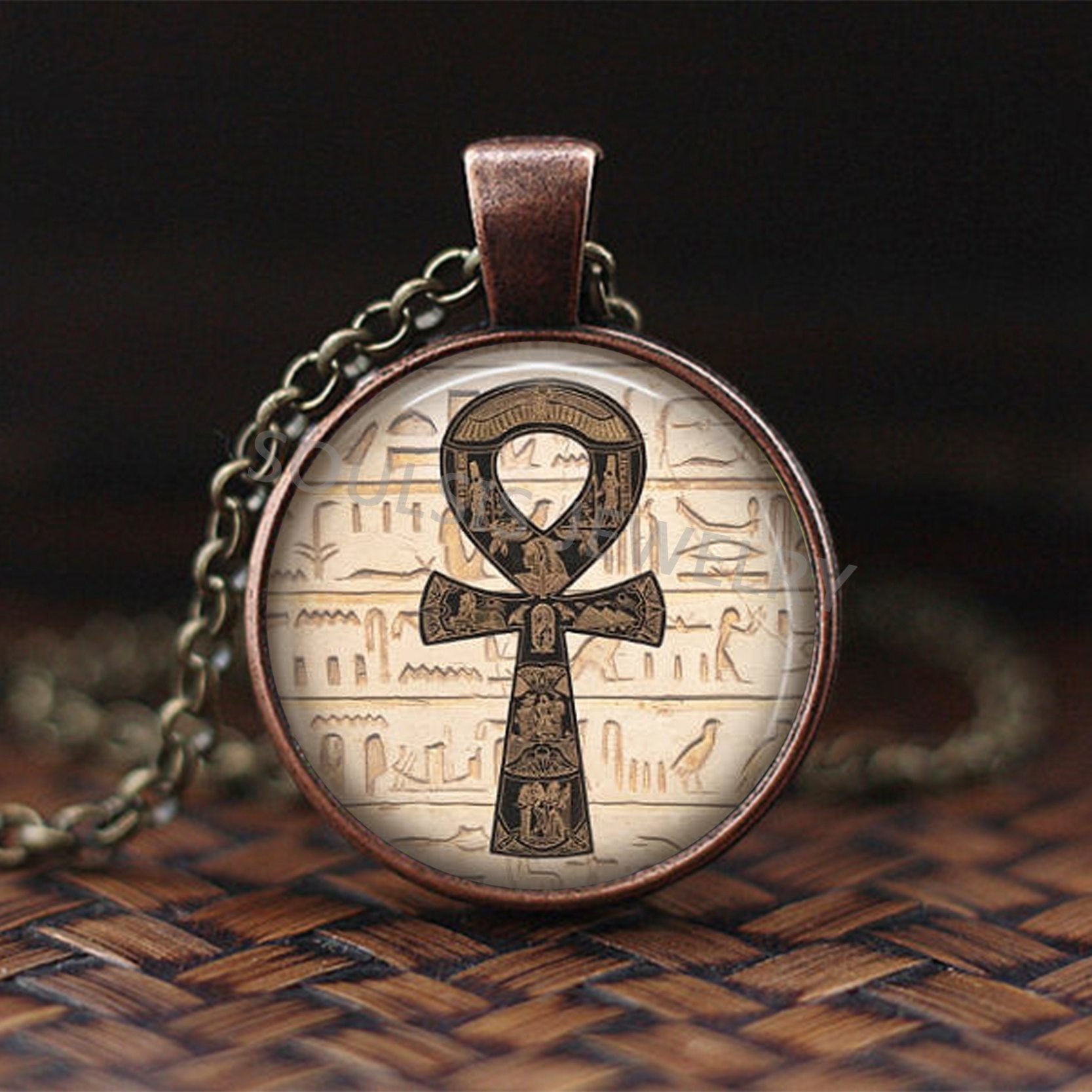 Collier Glyphe Ankh | Ancienne Égypte