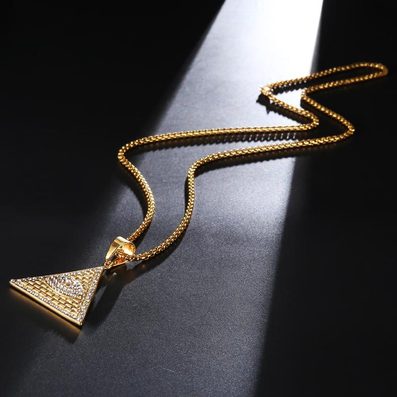 Crystal Pyramid Necklace | Ancient Egypt