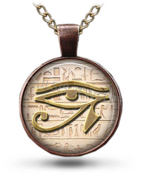 Diamond and Turquoise Eye of Horus Pendant – Popular J