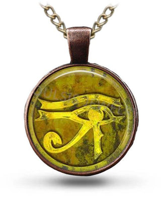 Golden Eye Necklace | Ancient Egypt
