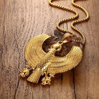 Egyptian necklace Horus god
