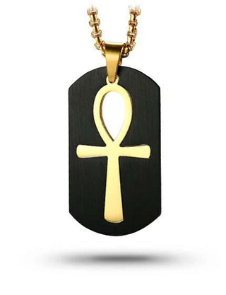 Egyptian necklace Sacred Ankh (Steel) | Ancient Egypt