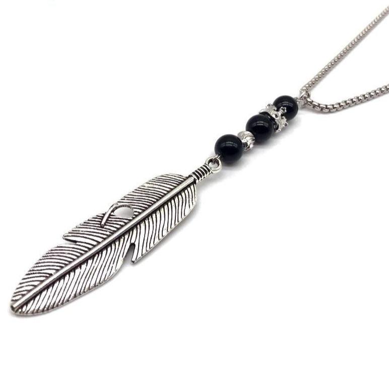 Solar Feather Necklace | Ancient Egypt