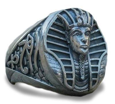 Iron Pharaoh Egyptian Ring (Steel) | Ancient Egypt