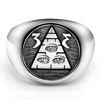Egyptian Conspiracy Pyramid Ring (Silver) | Ancient Egypt